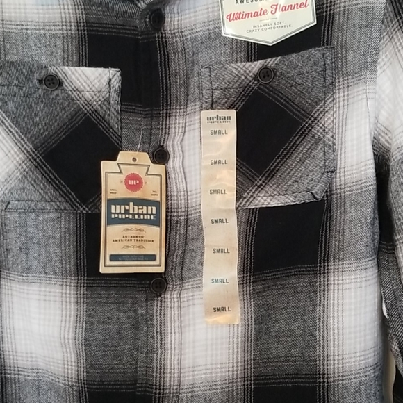 Ultimate Flannel- black/white - Picture 3 of 6